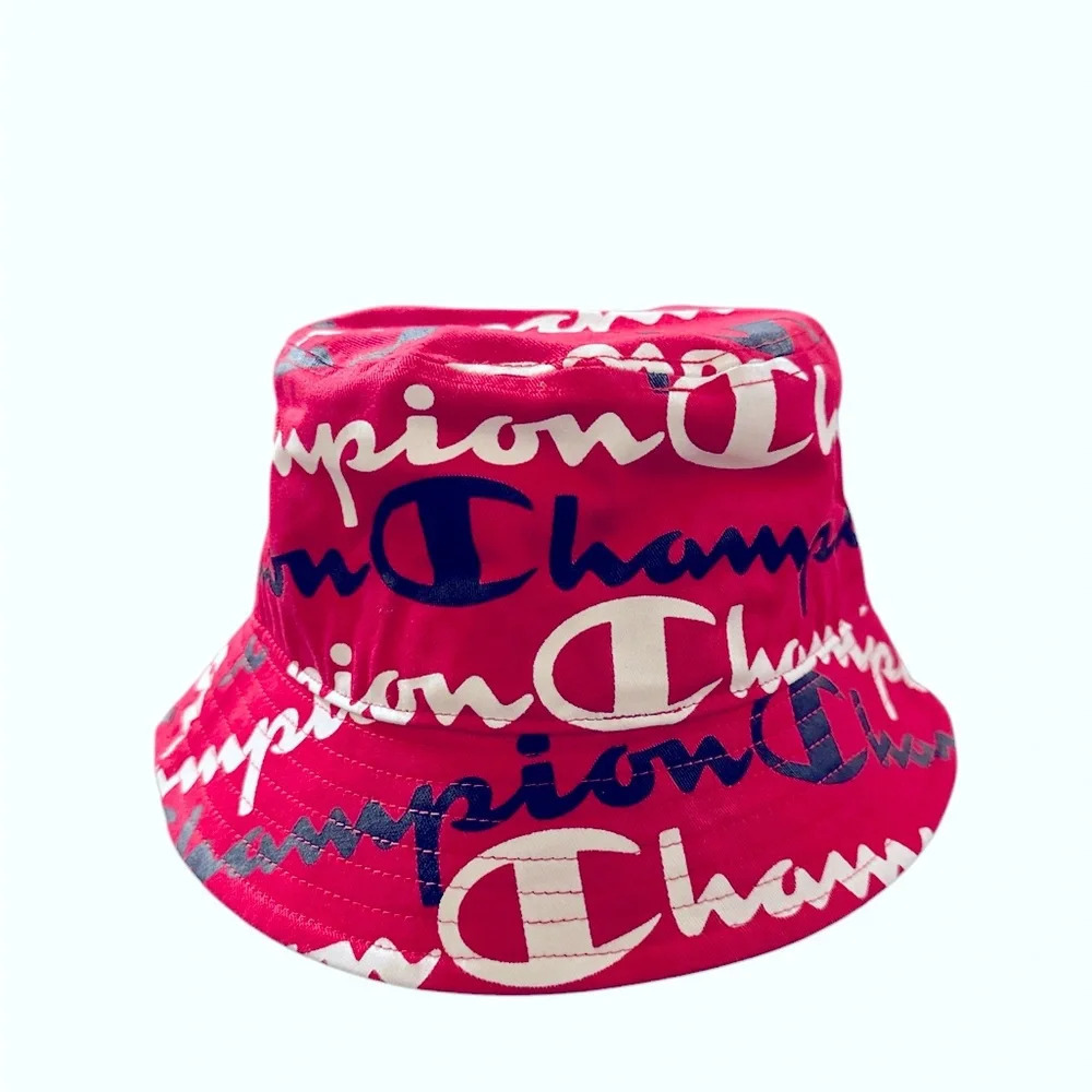 CHAMPION Red Bucket Hat Small Medium BNWT